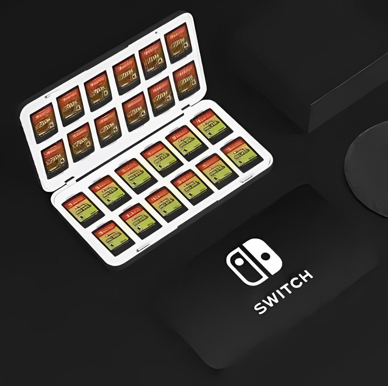 DATA FROG 24 in 1 Game Card Case Holder Hard Shell Protective Game Card Storage Box For Nintendo Switch/Lite/Oled Accessories