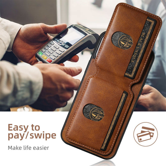 Iphone Leather Business Card Phone Case