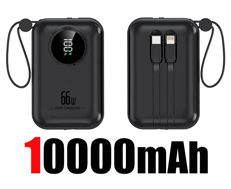 Power bank 50000mAh Large Capacity Power Bank 4 in 1 Fast Charging Powerbank Portable Battery Charger For iPhone Samsung Huawei