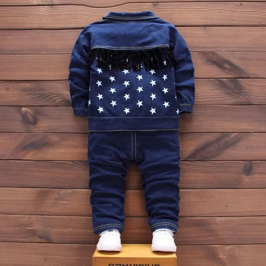 Boys Clothing Sets New Kids Cotton Suit Autumn Long - sleeved Three piece jacket+jeans+t-shirt fashion casual children Sets