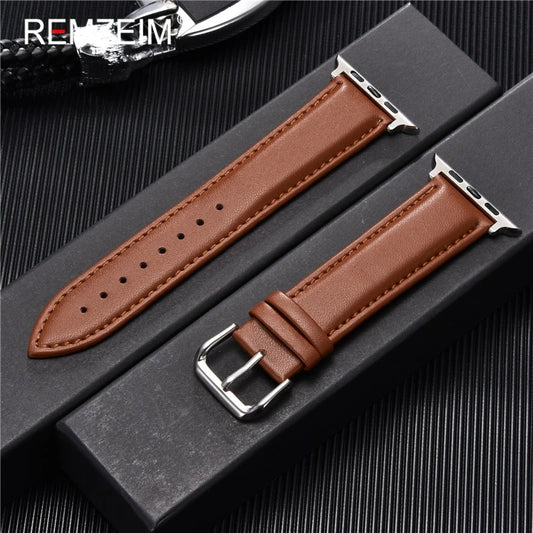 Casual PU Leather Strap for Apple Watch Band 49 45 44 42mm iwatch Ultra 8 7 6 5 4 3 SE Watch Accessories Wristband 41 40 38mm