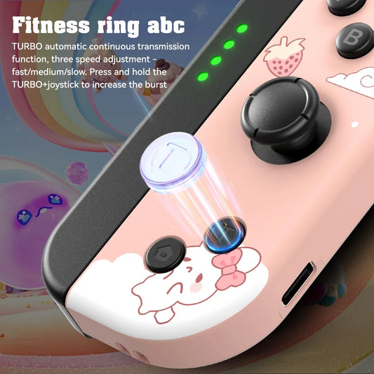 Joycon For Nintendo Switch Gamepad For Ios/Android Bluetooth Mobile Game Pc Controller Joypad Wake Up Joysticks 6-Axis Console