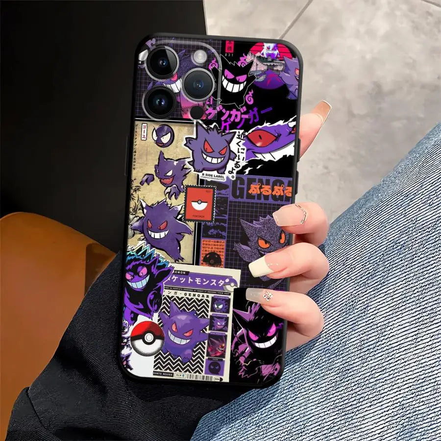 Animated Pokémon Design Phone Case for Apple iPhone 17 Pro Max