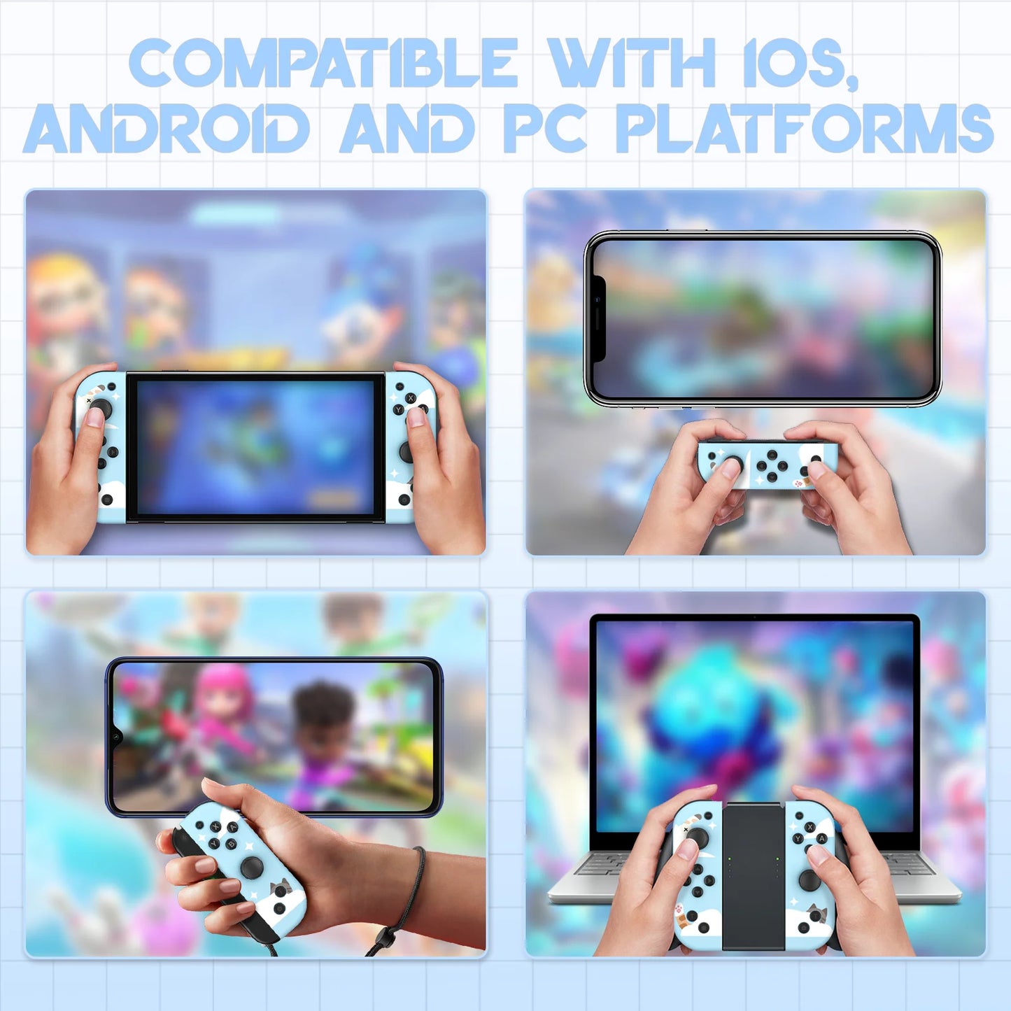 For joystick For Switch/Pc Gamer/Android/Video Mini Handheld Wireless Controller Bluetooth Gamepad