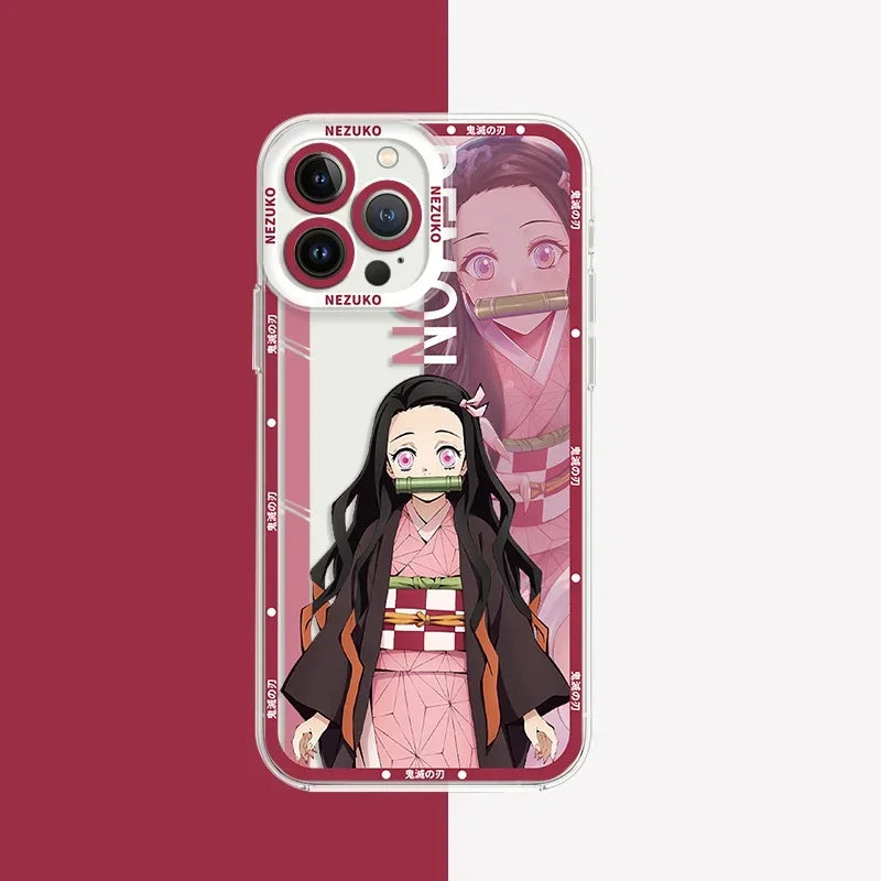 Anime iPhone 16 14 Pro Max 16 12 Mini 11 Pro XR XS X 8 7 6 6S Plus SE 2020 Soft Silicone Back Cover