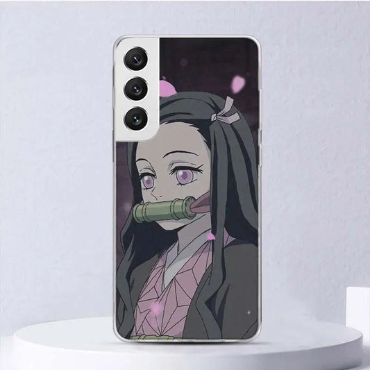 Demon😈Slayer Soft Case For Samsung Galaxy S24 S23 S22 S21 Ultra S20 FE S10 Plus Phone Cover S9 S8 + S10E Funda