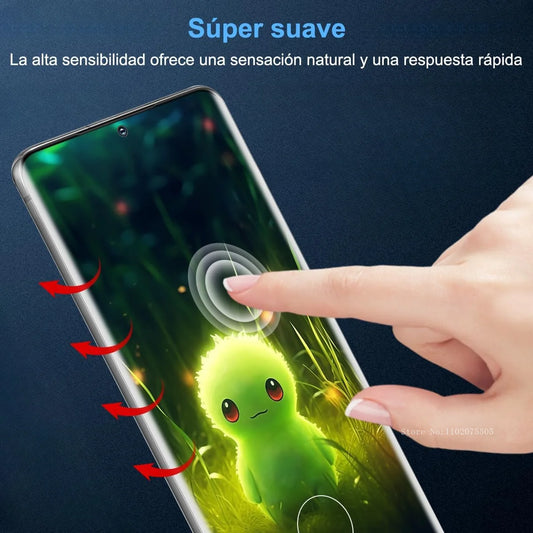 5Pcs Curved Screen Protector For Samsung Galaxy S21 S22 S23 S24 S20 Ultra 5G Tempered Glass For Samsung Note 10 20 S10 S9 Plus
