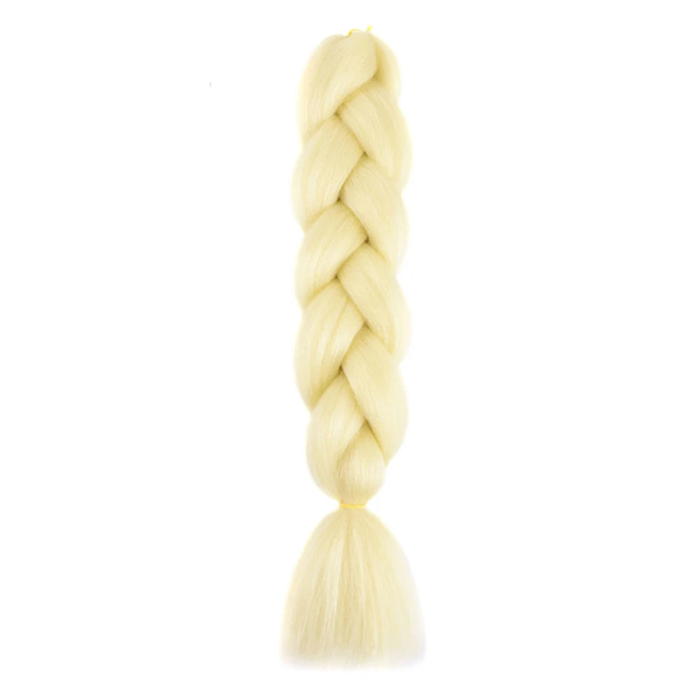 AZQUEEN 24 Inch Jumbo Braids Extensions Synthetic Braiding Hair Afro Ombre Color kanekalon Hair for Children Braid
