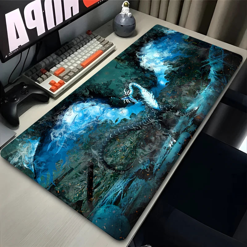Mouse Pad Laptop Gaming Accessories Keyboard Pad Cool Anime Solo Desktop Mouse Mat Office PC L-leveling Gamer HD Print Mousepad