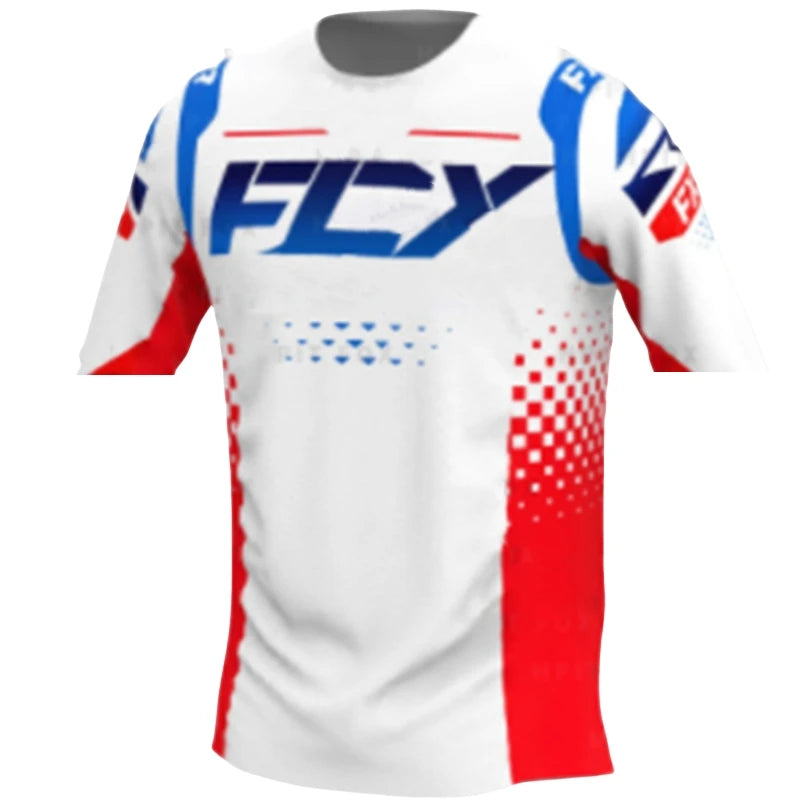 Mountain Bike Downhill Jerseys MTB Bike Shirts Offroad DH Motorcycle Jersey Motocross Sportwear Clothing Short sleeve cycling