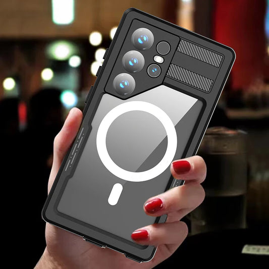 IP68 Waterproof Phone Case For Samsung Galaxy S24 Ultra S24 Plus Full Protection Swimming Diving Water Proof Phone Cover Fundas