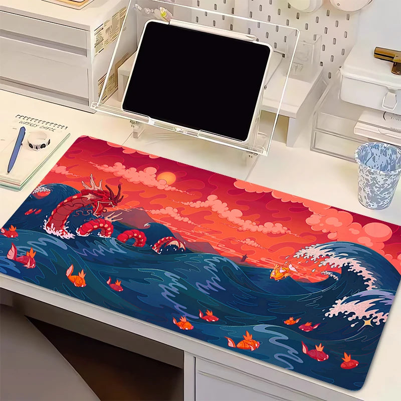 Mouse Pad Gamer Anime Rubber Mini PC Keyboard Laptop P-pokemonS Computer Speed Desktop Mat G-gyarados Gaming Acessories Mousepad