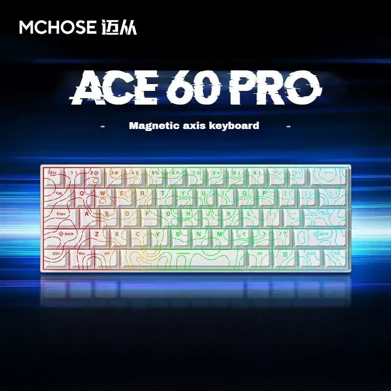 Vgn&Machose Ace 60 Pro Series Electronic Sports Mechanical Keyboard Magnetic Axis Fps Pc Game Customization Rt Accuracy 0.005mm