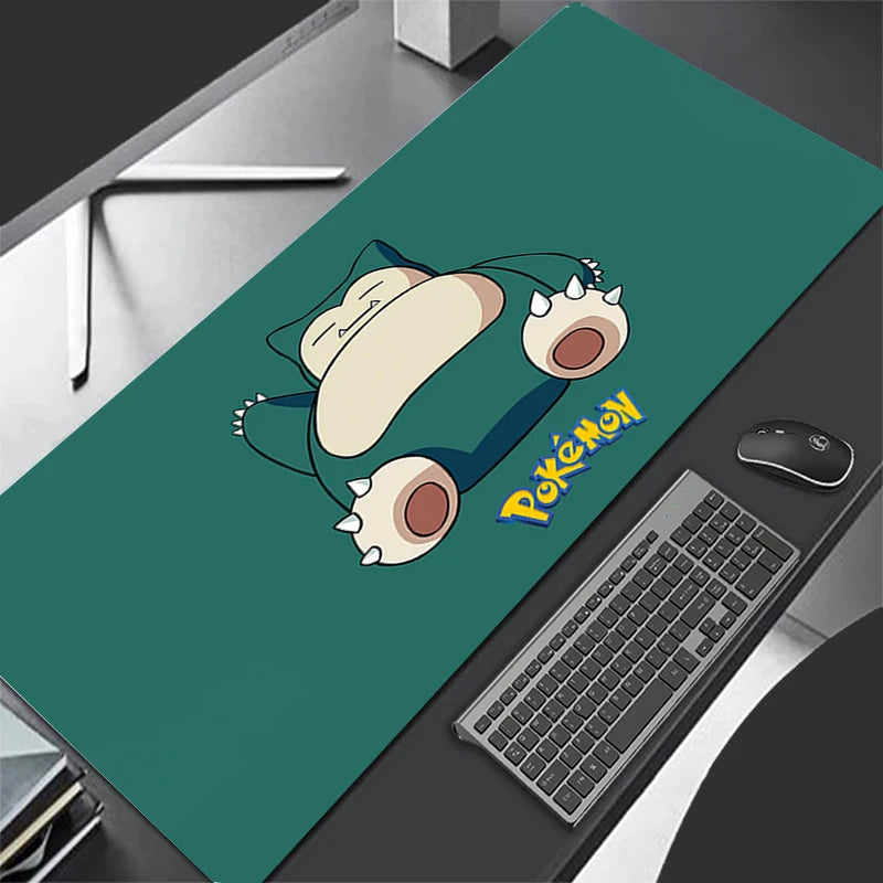 Mouse Pad Gaming Accessories PC Anime Gamer Big P-pokemonS S-snorlax Computer Desk Mat Laptop Varmilo Keyboard Rug Cute Mousepad