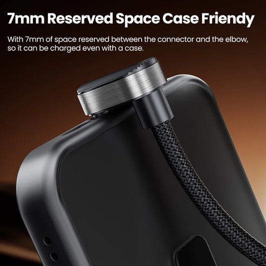 Toocki 100W U-Shaped 180 Degree Elbow Type C To Type C Mobile Game Cable USB C to Lighting Fast Charge Cable For Iphone Xiaomi