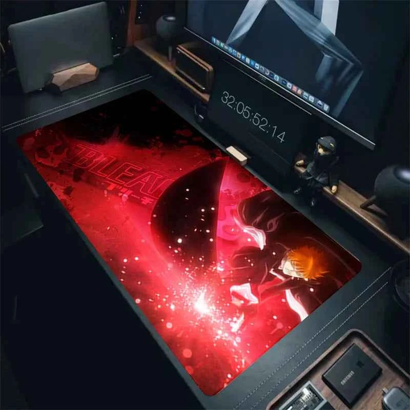 XXL Anime BLEACH Large Mouse Pad Gamer Cabinet Pc Keyboard коврик для мыши Computer Desk Mat 90x40CM Gaming Accessories Mousepad