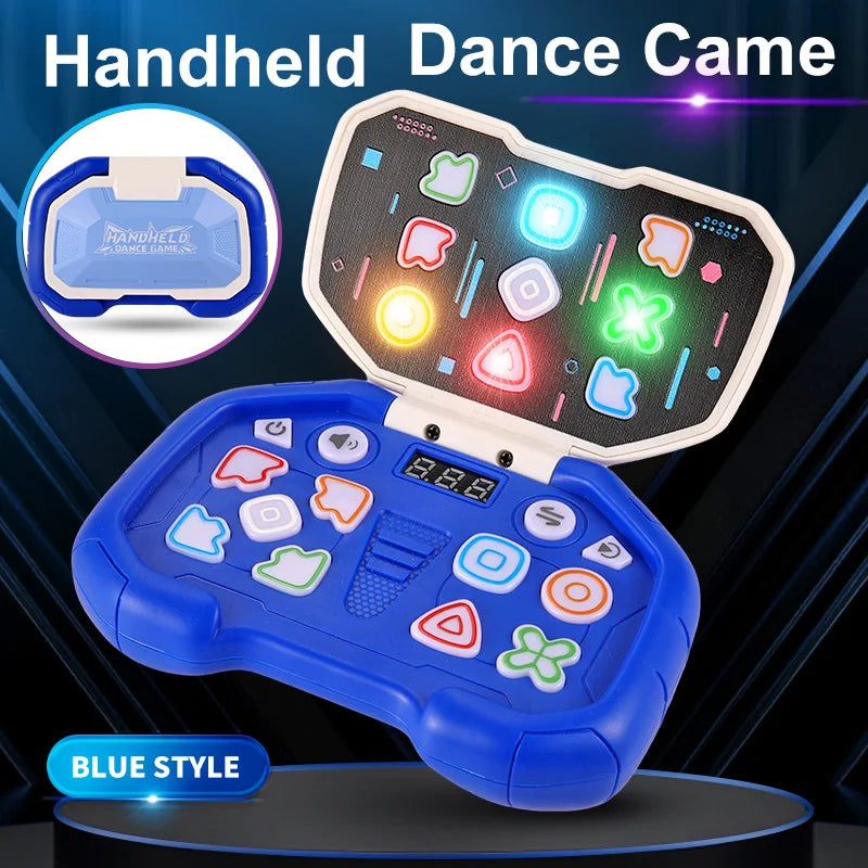 Push-button Quick Push Game Machine Toys Children Puzzles Decompression Music Level Games Breaking Handheld Flip Dancing Machine