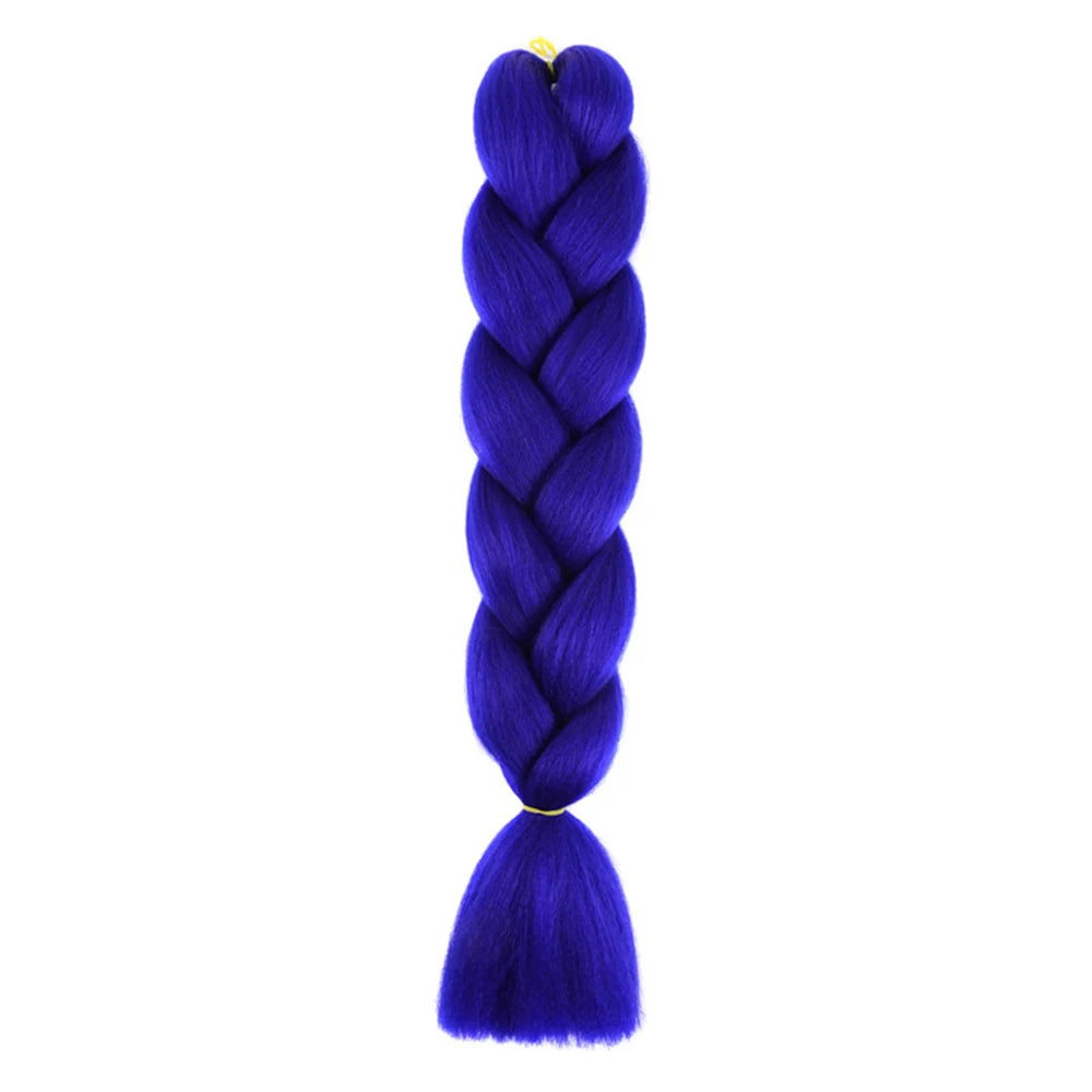 AZQUEEN 24 Inch Jumbo Braids Extensions Synthetic Braiding Hair Afro Ombre Color kanekalon Hair for Children Braid