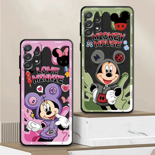 Anime cartoon character 💙 Mickeyy Cover Phone Case for Samsung Galaxy A20e A01 A31 A04 A40 A02s A41 A04s A30 A02 A10 A10s A71 A05