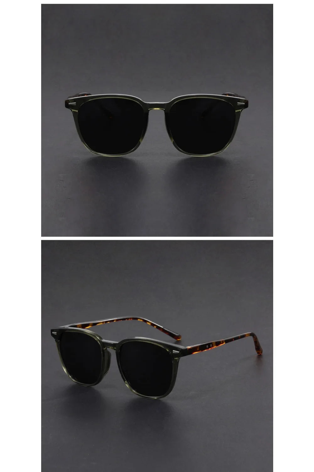 Male and female ultralight round sunglasses driving fishing UV polarized fashion glasses