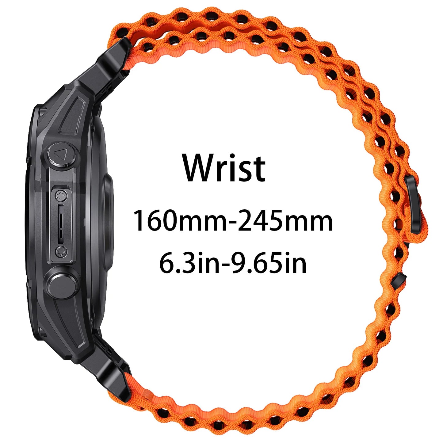 QuickFit 26mm 22mm Two Tone Nylon Strap For Garmin Fenix E 8 7X 7 6 6X/Epix Pro Gen 2 51mm 47mm/Tactix Watch Band Accessories
