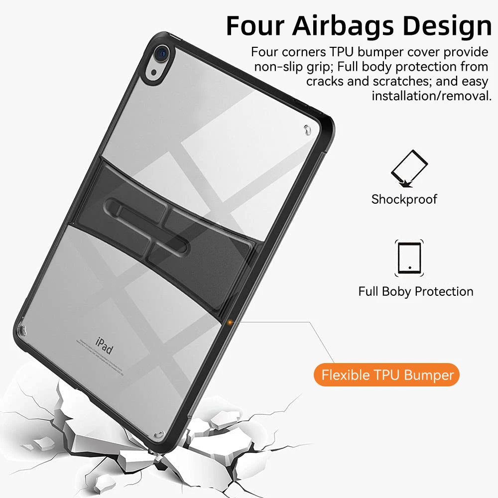 Transparent iPad Case For Pro 11 2021 Air 4 Air 5 10.9 For iPad 10.2 9th 8th 7th Generation 9.7 5th 6th Mini 6 5 4 Acrylic Cover