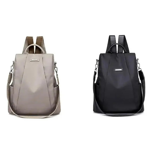 New women's fashionable multifunctional backpack solid color backpack detachable casual portable shoulder strap