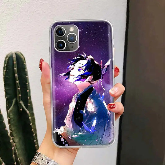 Demon😈Slayer Phone Case For Apple iPhone 15 14  Soft Shell