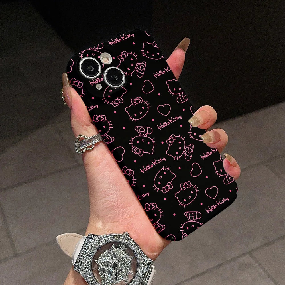 Cute Cartoon Phone Case for Samsung Galaxy S20 S21 S22 S23 FE Note 9 10 Pro Plus Ultra 4G 5G Glossy HD Hard PC Cover