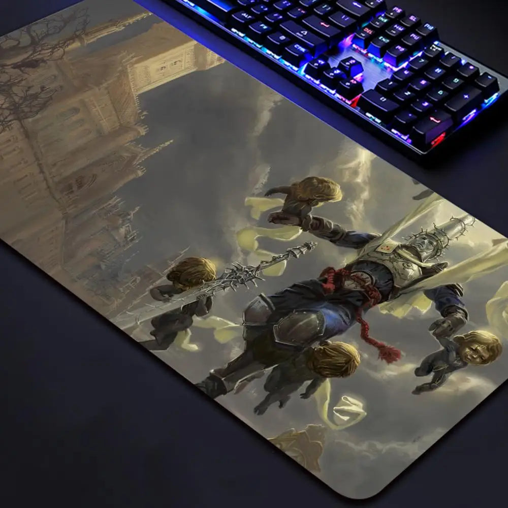 Mouse Pad Non-Slip Rubber Edge locking mousepads Game play mats Popular video game B-Blasphemous for notebook PC computer