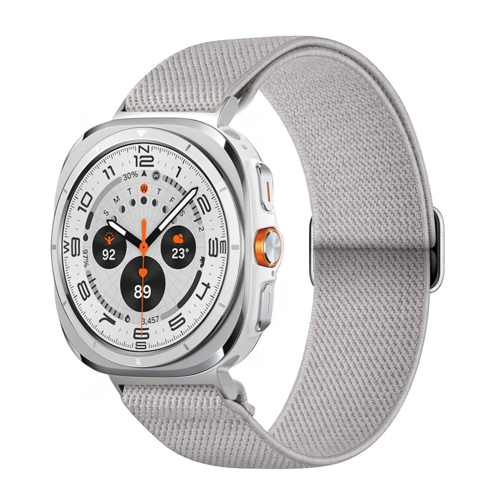 Scrunchie Strap For Samsung Galaxy Watch Ultra 47mm 47 accessories Sport Elastic Nylon bracelet correa Galaxy watch Ultra 7 band