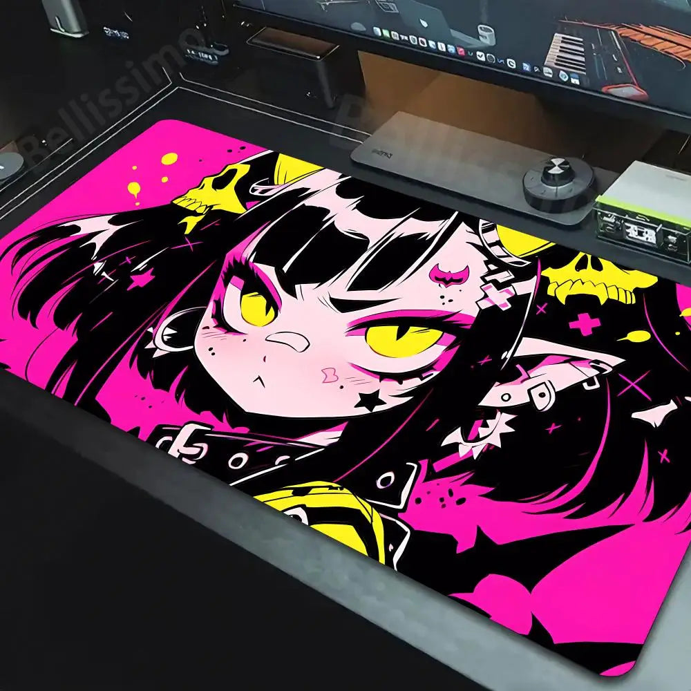 Kawaii Girl Xxl Mouse Pad 1200x600mm Cute Anime Girl Desk Pad PC Computer Office Mouse Pad Keyboard Gamer Gaming Accessories