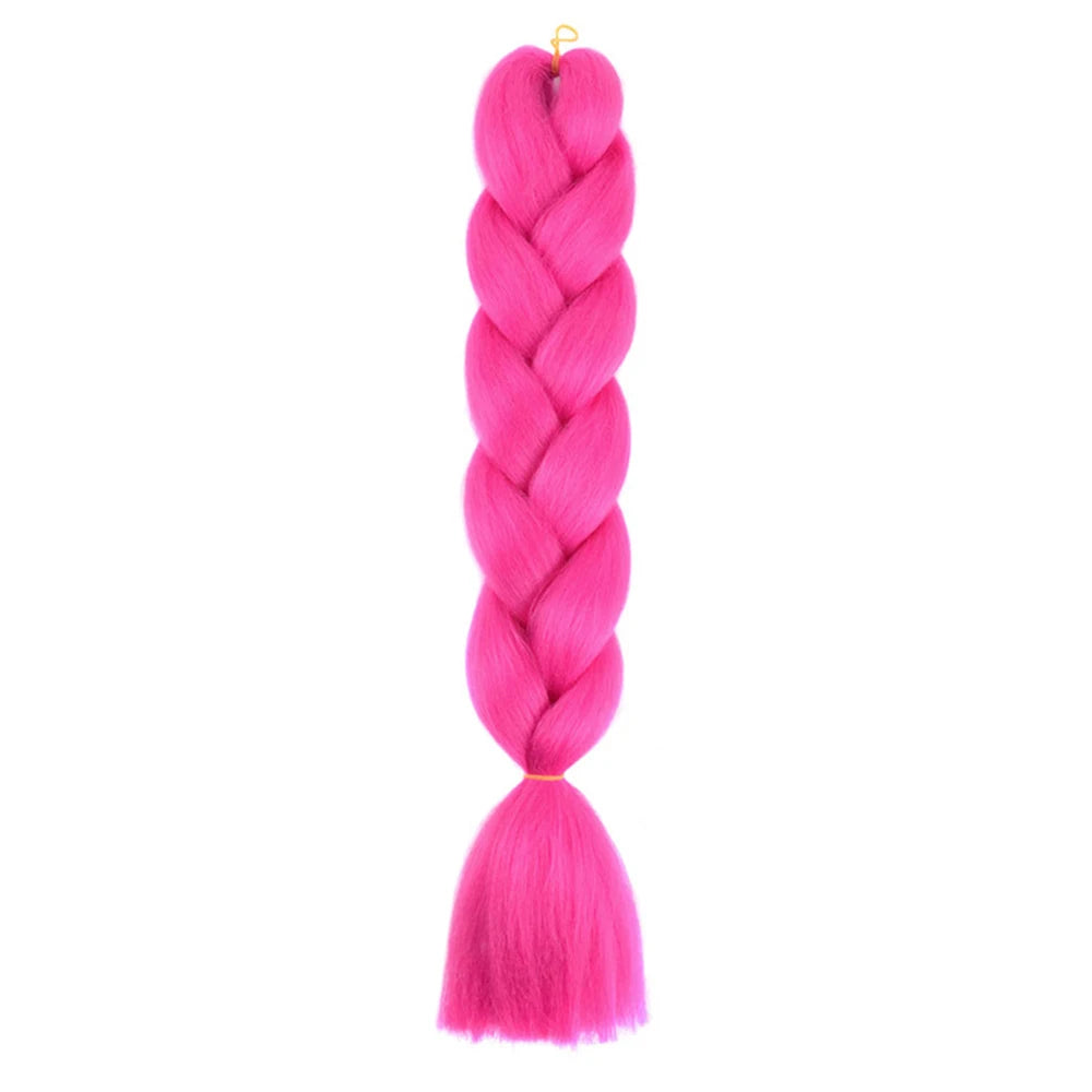 AZQUEEN 24 Inch Jumbo Braids Extensions Synthetic Braiding Hair Afro Ombre Color kanekalon Hair for Children Braid