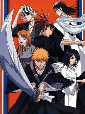 B-Bleach Anime Diamond Painting Kit 5D DIY Diamond Embroidery Handmade Art Children's Exquisite Gift Crafts Home Decoration