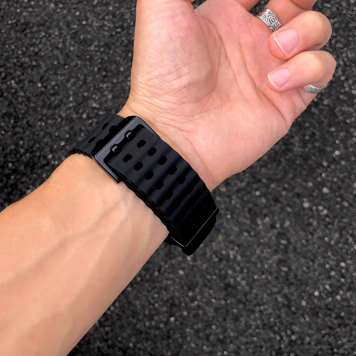 Breathable Silicone Band For Huami Amazfit T-Rex 3 2 Wrist Bracelet Colorful Marine Strap For Amazfit T-Rex Sport Watchband Belt