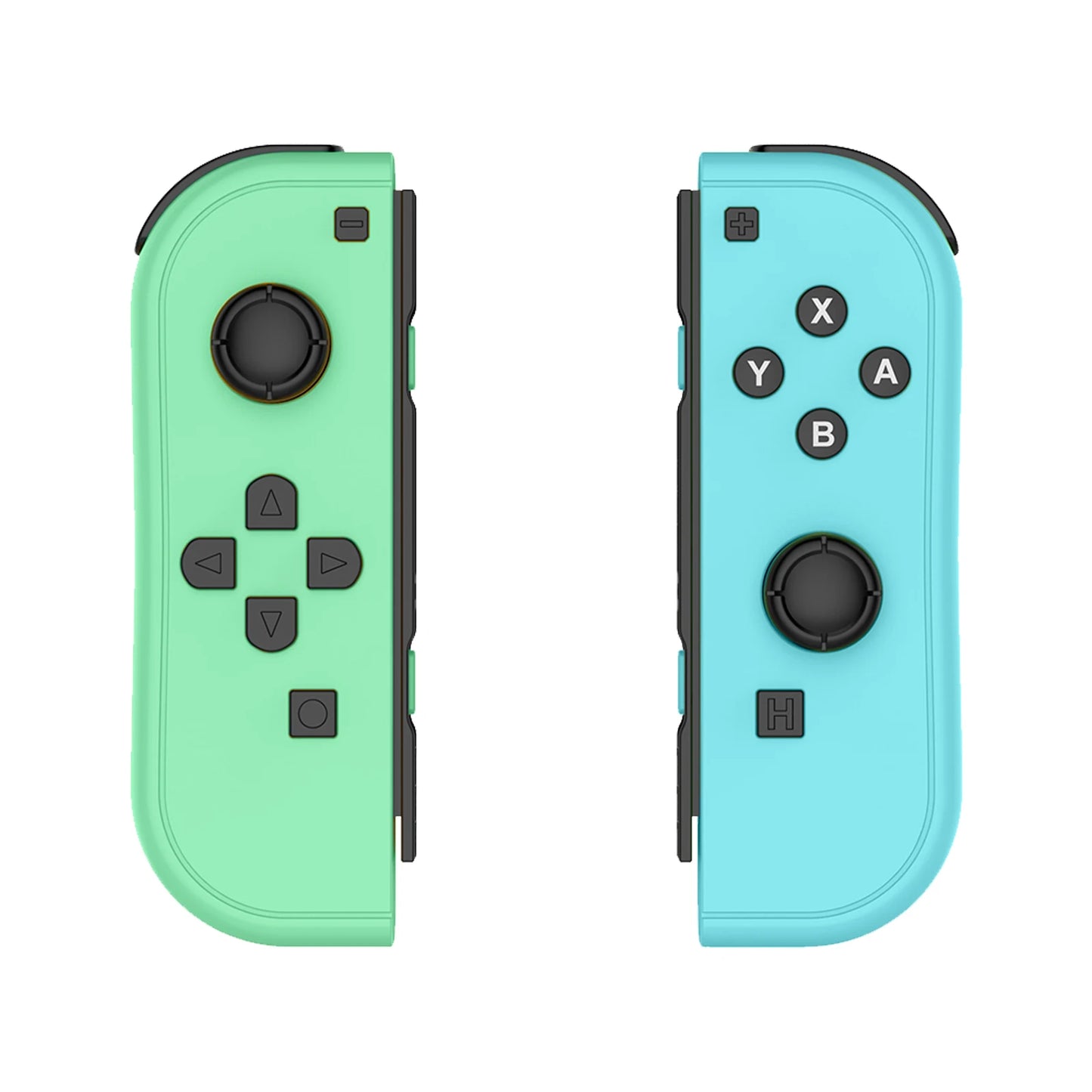 Replacement Wireless Joycons Controller for Switch/Lite/OLED with Motion Sensing/Dual Vibration/Gyro Axis, Includes Comfort Grip