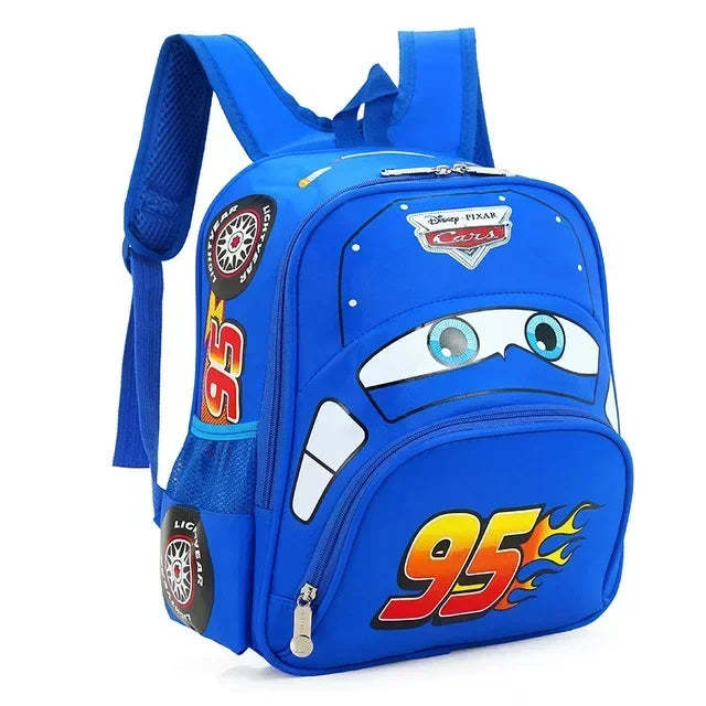 Hot kindergarten cartoon 95 car Travel bag 3D waterproof  boys 2-5 years old children backpack