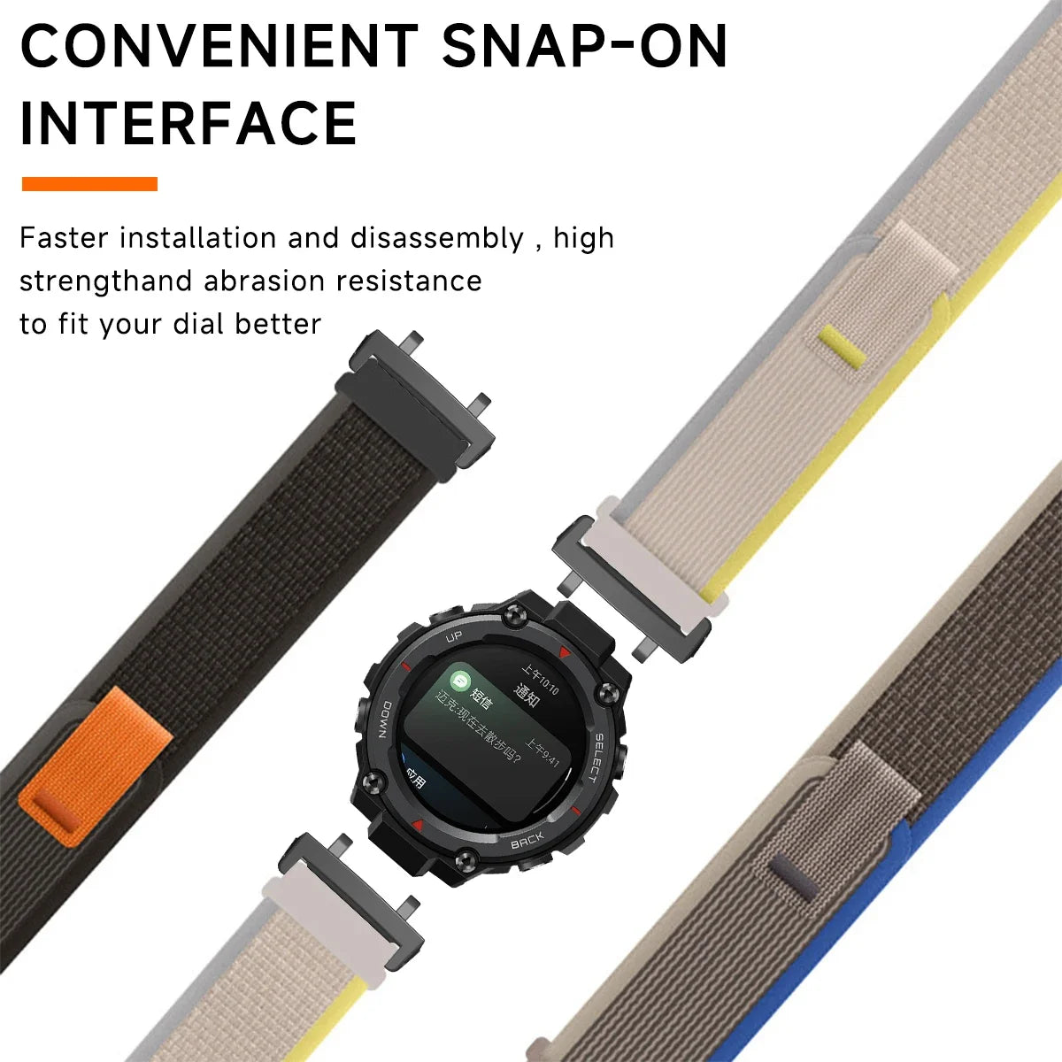 Trail Loop Nylon Strap For Huami Amazfit T-REX 3/2 Smart Watch Band Sports Bracelet For Xiaomi Amazfit T-Rex/T Rex Pro 2 Correa