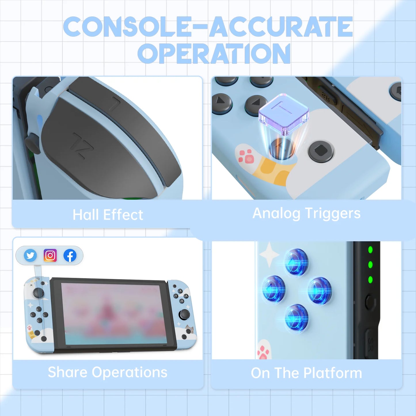 For joystick For Switch/Pc Gamer/Android/Video Mini Handheld Wireless Controller Bluetooth Gamepad