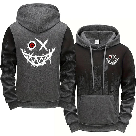 Men Single Piece Sweatshirts Sweatpants Versatile Men's Tracksuit Casual Comfort Fashion Daily Sports Simple Splashed Ink Hoodie