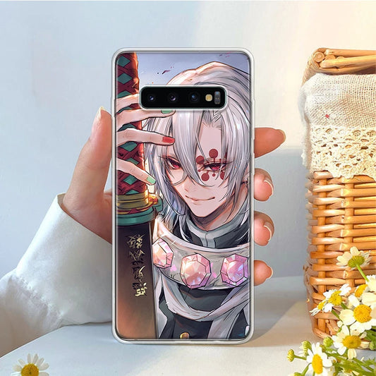 Anime😈Demon😈Slayer Phone Case For Samsung Galaxy S24 S22 S23 Ultra Back Cover