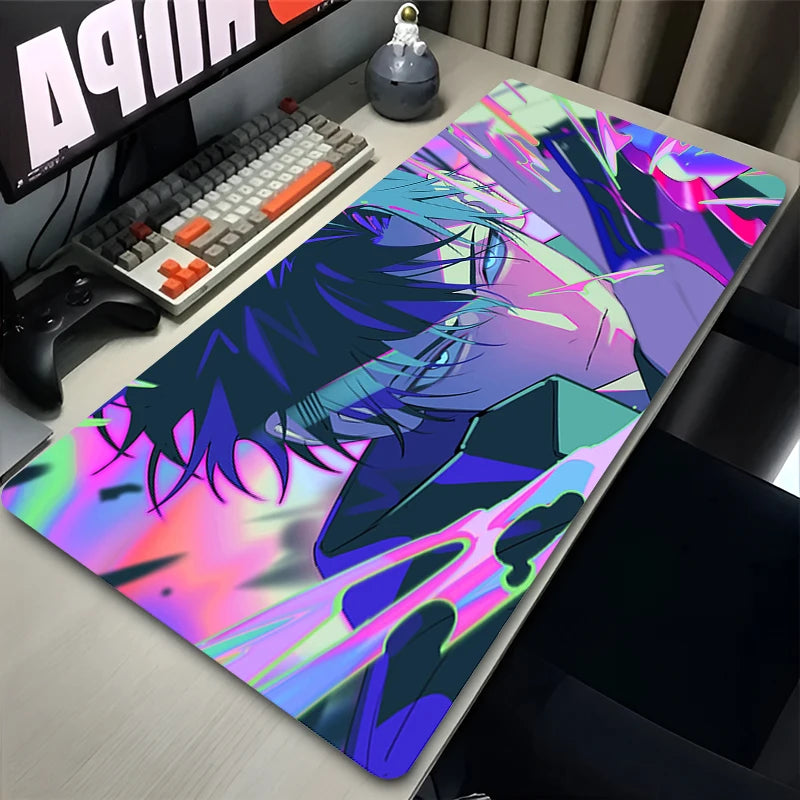 Mouse Pad Laptop Gaming Accessories Keyboard Pad Cool Anime Solo Desktop Mouse Mat Office PC L-leveling Gamer HD Print Mousepad