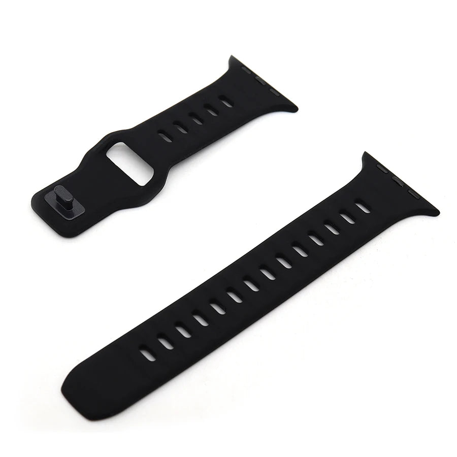 Silicone Strap For Apple Watch Band 49mm 45mm 44mm 41mm 40mm 42mm 46mm Sports Bracelet iWatch Ultra Series 10 9 8 7 6 5 SE2 Belt