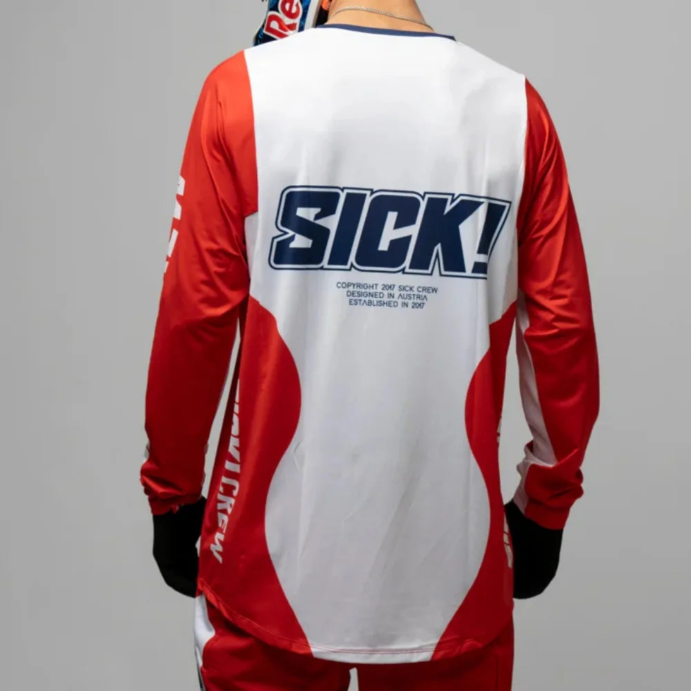 2025 SICK MTB T-Shirt Cycling Jersey Men Downhill Mountain Bike BMX Man Motocross Racing Long Sleeve Motorcycle Clothes Bicycle