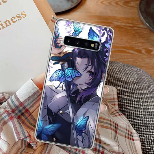 Shinobu Demon👿Slayer Phone Case For Samsung Galaxy S23 S24 Ultra S20 FE S21 S22 Plus S10 S10E S9 S8 + Soft Cover Fundas