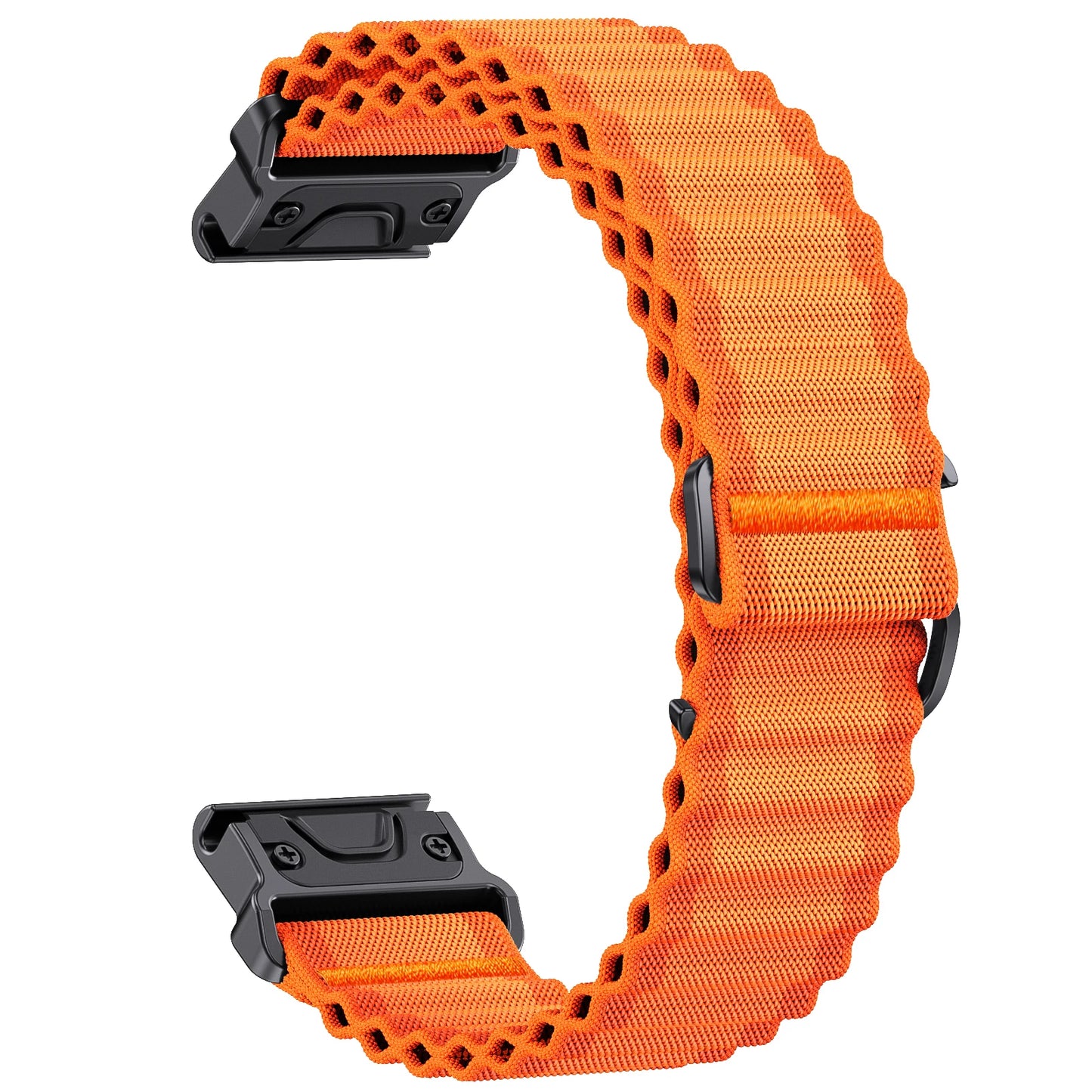 QuickFit 26mm 22mm Two Tone Nylon Strap For Garmin Fenix E 8 7X 7 6 6X/Epix Pro Gen 2 51mm 47mm/Tactix Watch Band Accessories