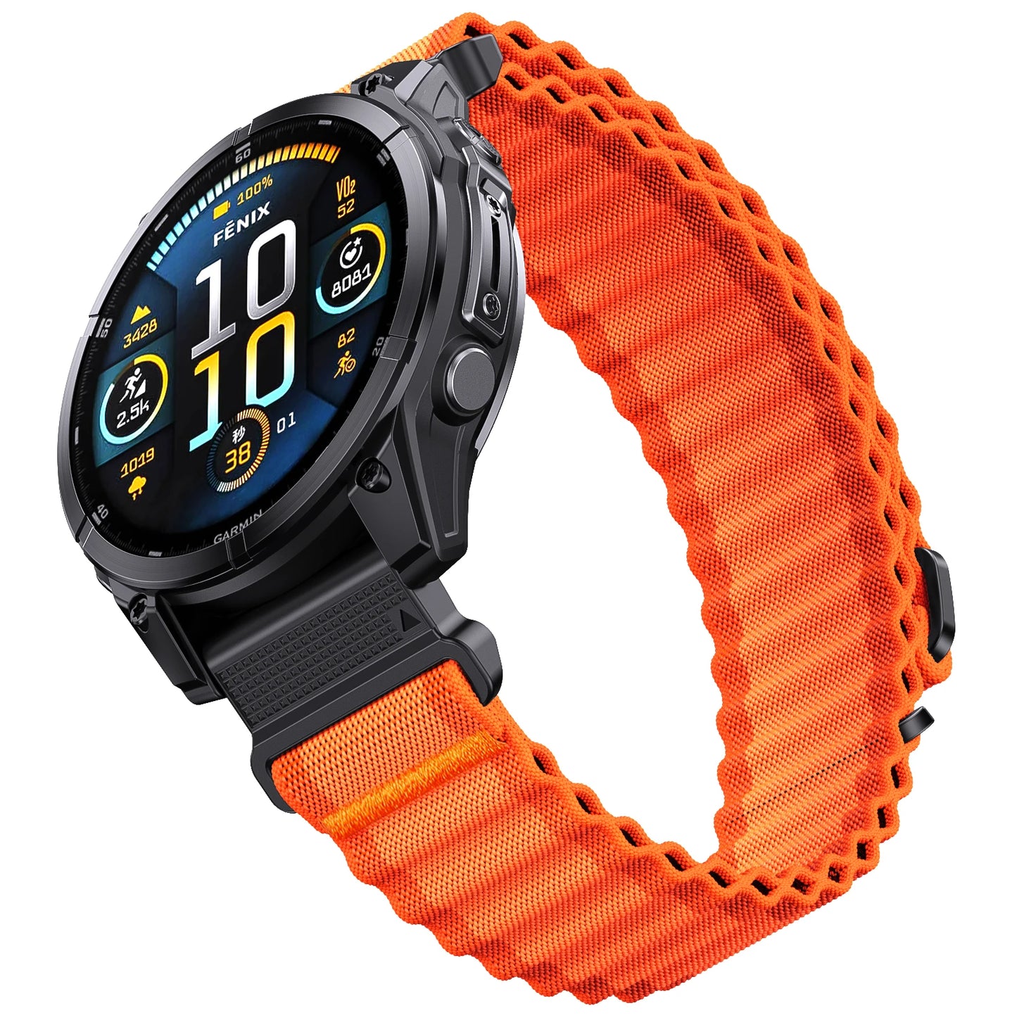 QuickFit 26mm 22mm Two Tone Nylon Strap For Garmin Fenix E 8 7X 7 6 6X/Epix Pro Gen 2 51mm 47mm/Tactix Watch Band Accessories