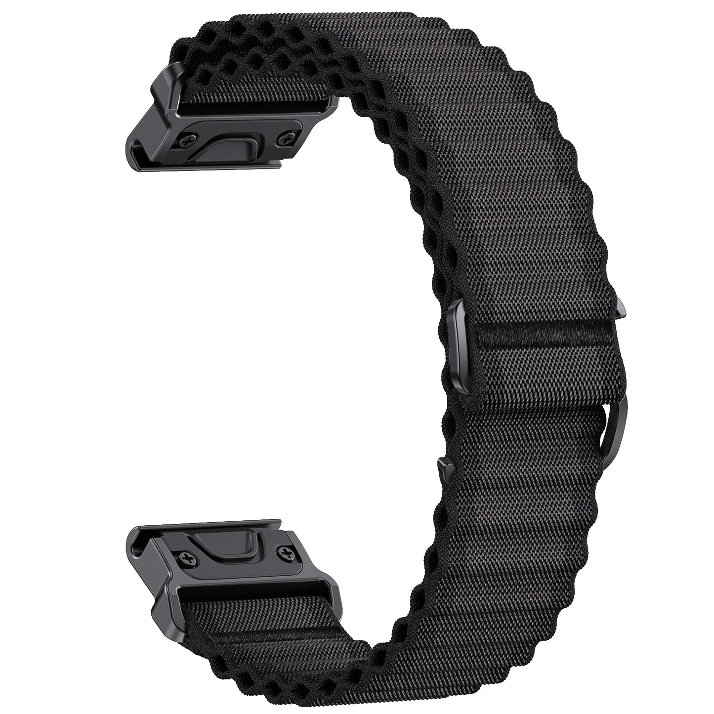 QuickFit 26mm 22mm Two Tone Nylon Strap For Garmin Fenix E 8 7X 7 6 6X/Epix Pro Gen 2 51mm 47mm/Tactix Watch Band Accessories