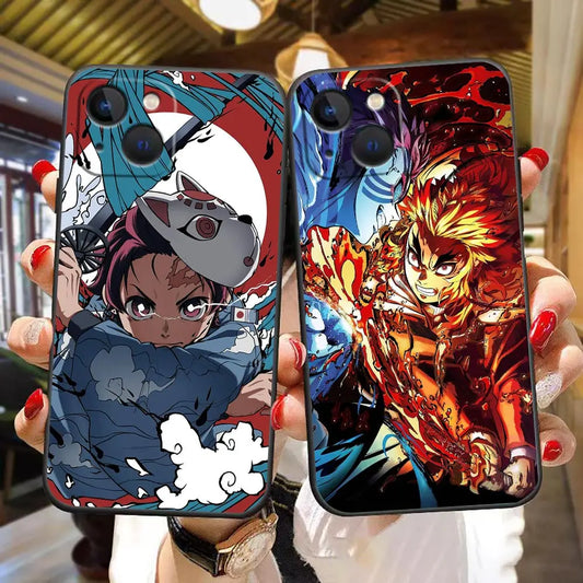 TanjiRo Nezuko Phone Case For Apple 16 iphone 15 14 13 12 11 Pro XS Max Mini X SE 8 7 Plus Case Capa Shell Cover