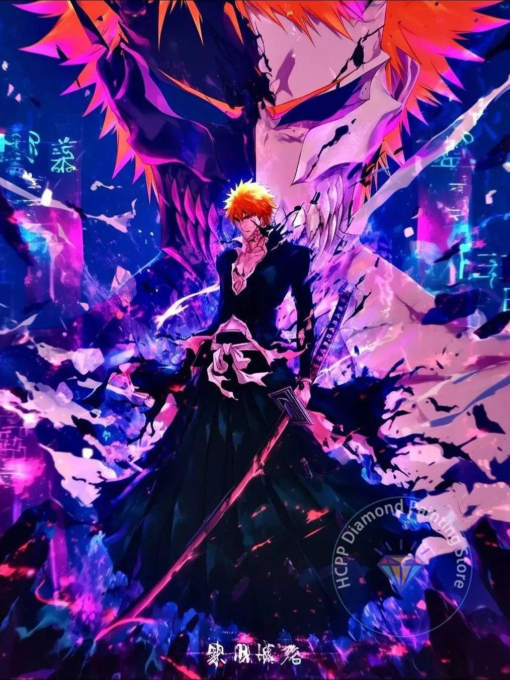 Anime Bleach Diamond Painting Kit 5D DIY Diamond Embroidery Handmade Art Children's Exquisite Gift Crafts Home Decoration